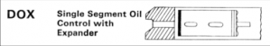 Single Segment Oil Control with Expander